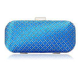 Gorgeous Satin With Shining Rhinestones Evening Handbags/ Clutches