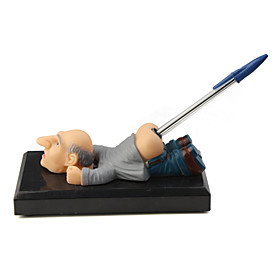 Funny Old Grandpa Design Pen Holder