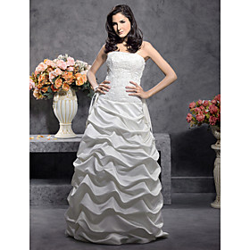 Ball Gown Floor-length Satin Wedding Dresses for Bride  (HSX263)