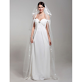 3 Layers Elbow Wedding Veil (0061-RRTS12)
