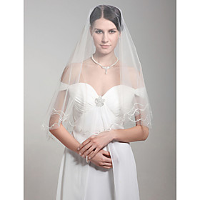 Marvelous 1 Layer Elbow Wedding Veil