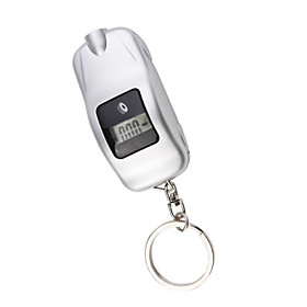 Silvery Car Shape Digital Tire Pressure Gauge