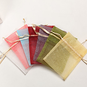 Classic Shimmer Mini-lace Organza Bags(set of 24)