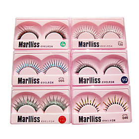 Mixed 10 Pairs Fancy Fashion False Eyelash