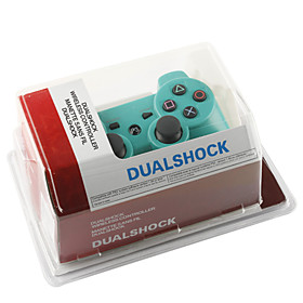 Rechargeable USB DualShock 3 Wireless Controller for Playstation 3/PS3 (Green)