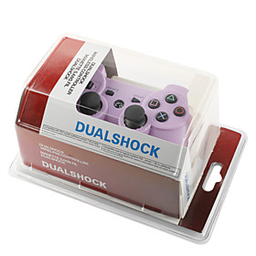 Rechargeable USB DualShock 3 Wireless Controller for Playstation 3/PS3 (Purple)