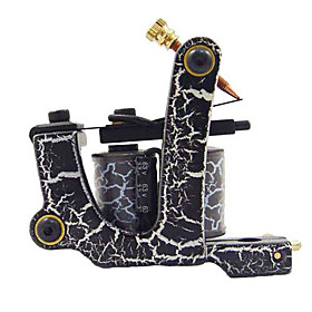 Low Carbon Steel Tattoo Machine Shader with 10 Wrap Coils