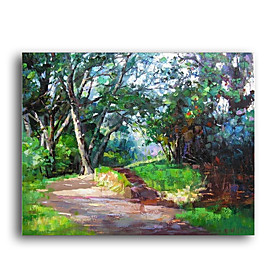 Hand-painted Landscape Oil Painting with Stretched Frame