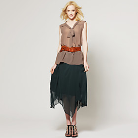 ts ärmellosen Band Mesh-Bluse Shirt