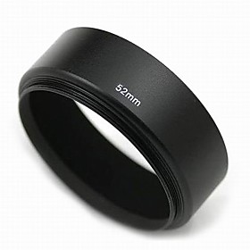 Emolux 52mm Metal Lens Hood for Canon/Nikon 50mm f1.8
