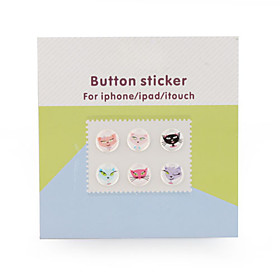 Home Button Stickers for iPhone/iPad/iTouch (6 Pack)