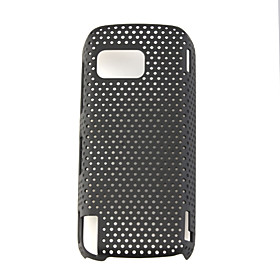 Mesh Hard Back Cover Case for Nokia 5800 Black