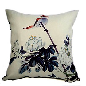 Cushion Cover - Ink Painting Bird(1422)