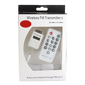 High-quality Wireless FM Transmitter with Remote Controland Charger for iPhone/iPod(White) | 12.99 USD High-quality Wireless FM Transmitter with Remote Controland Charger for iPhone/iPod(White) | 12.99 USD