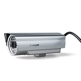 Outdoor Waterproof WIFI IR Box IP Camera CMOS 0.3 Megapixel Two Way Audio M-JPEG IR Distance 20m   6mm Lens