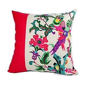 cushion cover-paper  cut bird I