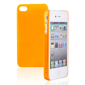 Crystal Hard Back Case for iPhone4(Random Color)