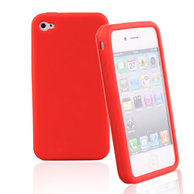 Silicone Protective Case for iPhone4 (Random Color)