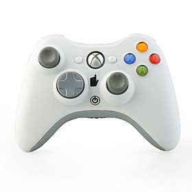 Wireless Game Controller with Receiver for XBox 360 White Wireless Game Controller with Receiver for XBox 360 White