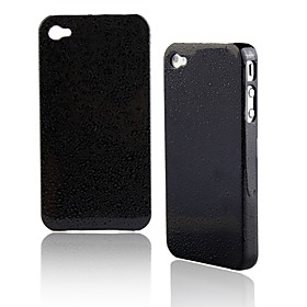 Waterdrop Pattern Plated Protective Case for iPhone 4 (Random Color)
