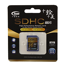 16GB Team SDHC Memory Card (Class 10)