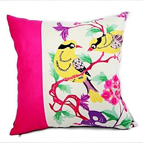 cushion cover-paper  cut bird (1422)