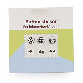 Home Button Stickers for iPhone/iPad/iTouch (6 Pack)
