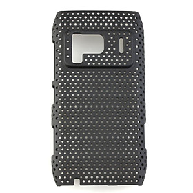 Mesh Hard Back Cover Case for Nokia N8 Black