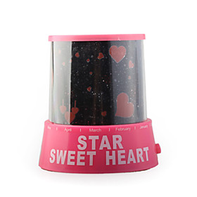 Romantic Sweet Hearts and Lovers Projector Bedroom Night Light (110-240V/3xAA)