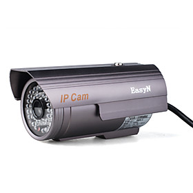 Outdoor Wired Waterproof Box IP Camera CMOS 0.3 megapixel   M-JPEG 36?5 36 LED lights IR distance:25m