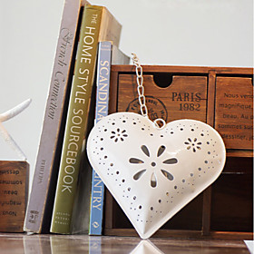 Themes: Garden Theme Seasons: Spring Wedding Favors, Summer Wedding Favors, Fall Wedding Favors, Winter amp; Christmas Favors Category: Candle Holders Color: White Personalization: Non-personalised Approx. Size: 12 1/2 quot; times;12 1/2 quot; times;4 quot;(32 32 10cm) Net Weight: 0.20kg Shipping Weight: 0.25kg Packing: Gift Box Hanging Heart Candle Holder