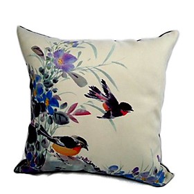 Cushion Cover - Ink Painting Bird I