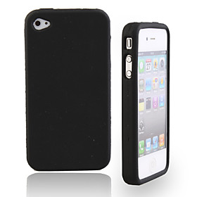 Silicone Protective Case for iPhone4 (Black)
