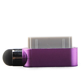 Touchscreen stylus pen for iPad and iPhone with Anti-dust Plug (Purple)
