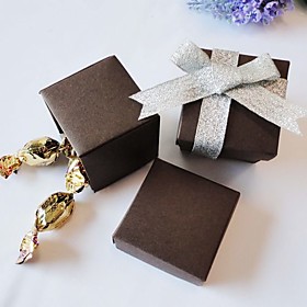 Square Favor Boxes-Chocolate(set of 24)