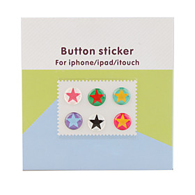 Home Button Stickers for iPhone/iPad/iTouch (6 Pack)
