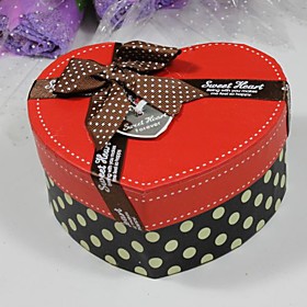 Polka Dots Printed Gift Box with Chocolate Bow(set of 12) Polka Dots Printed Gift Box with Chocolate Bow(set of 12)