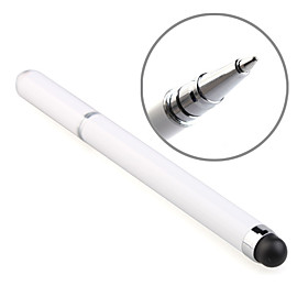 2-in-1 Sensative CapacitiveTouchpad Stylus   Ball Pen for iPhone/iPad(White)