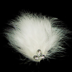 Gorgeous Feather Wedding Bridal Headpiece