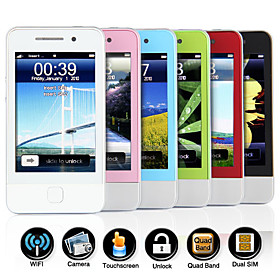 Versio Aquarius - Téléphone Cellulaire Dual Sim 3,5 Pouces Ecran Tactile (wifi, double caméra, Java)