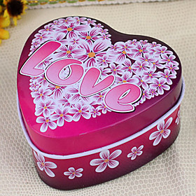"Love of Sakura " Heart Shaped Candy/Favor Tin (Set of 12)