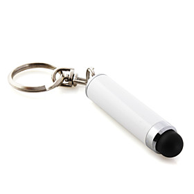 Touchscreen Stylus with Keychain for iPad, iPhone, Playbook, Xoom, P1000 and Streak (White)