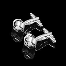 Irregular Zinc Alloy Cufflinks Groom Wear Accessories With Gift Box