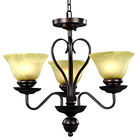 LightInTheBox - 3-light Glass Chandelier