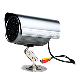 IR Waterproof 1/4''SHARP CCD Camera     Night vision IR range:50m/Backlight Compensation, Automatic Iris Control