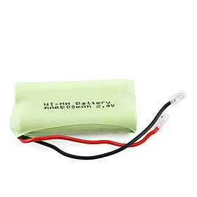 800mAh 2.4V Mi-MH Rechargeable Battery Green (2-pack)