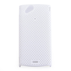 Net sharp protective cell phone case for Sony Ericsson X12(white)