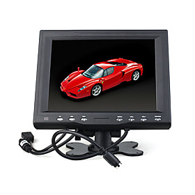 8 Inch Touchscreen LCD Monitor With VGA, RCA, USB Inputs for DVD Player, GPS Navigator, POS, PC