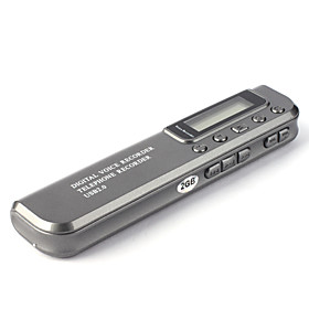 Mini Digital Voice Recorder MP3 Player and Voice Activated Recording   Telephone Recorder/2GB Memory Included