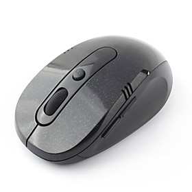 2.4GHz Wireless Mouse with Back/Forward Button on Sides - Black